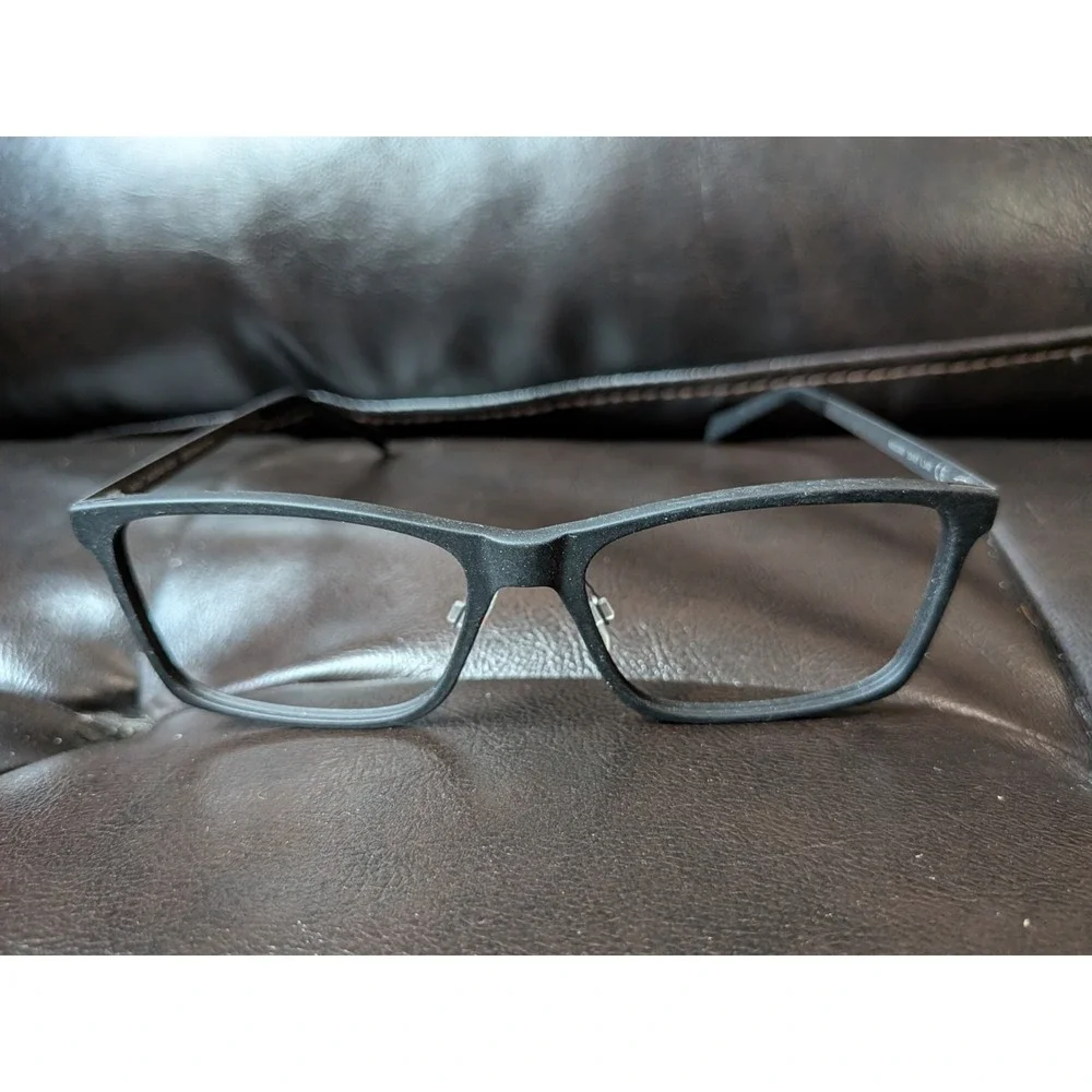 Maui Jim Eyeglasses MJO2407-02M Black Gunmetal Italy 55-17-140‎ Mens Rectangular